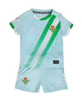 Billige Fotballdrakt Real Betis Replika Bortedraktsett Barn 2025-26 Kortermet (med bukser)